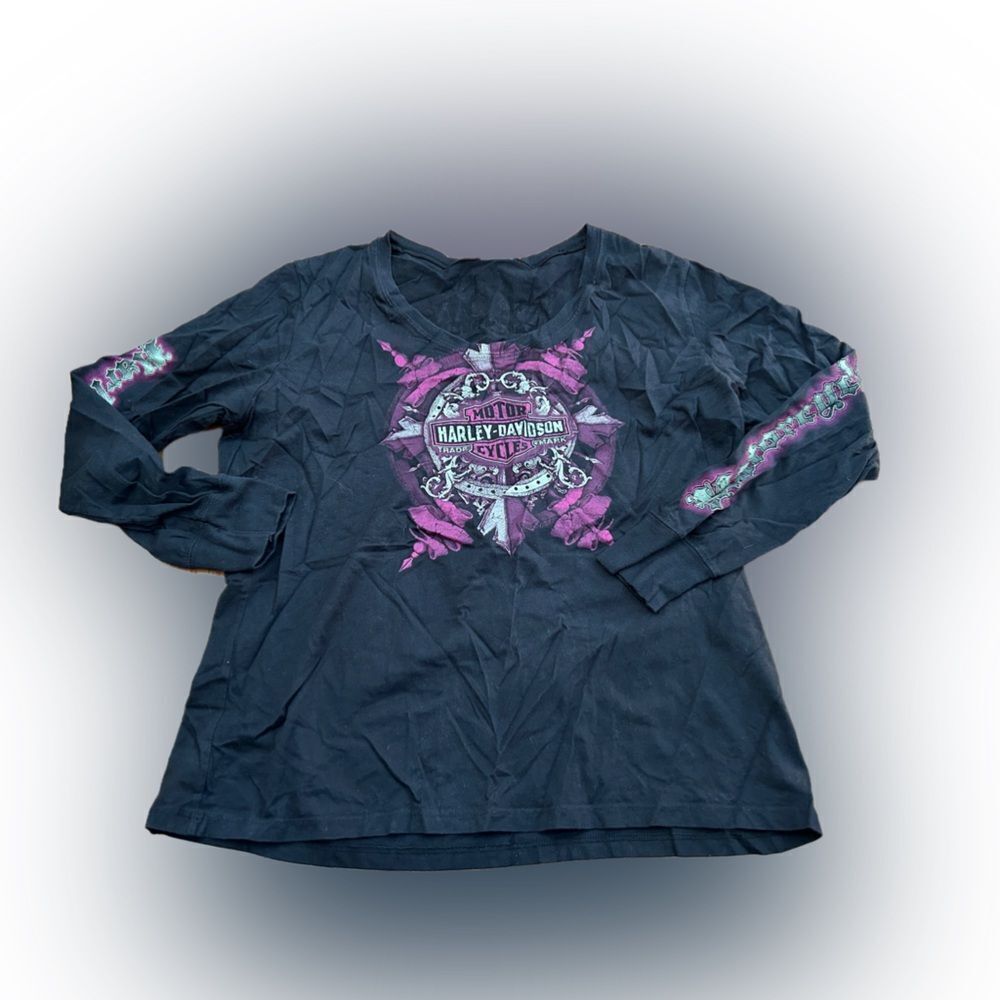 Y2K Women’s Harley Davidson Long Sleeve T-shirt